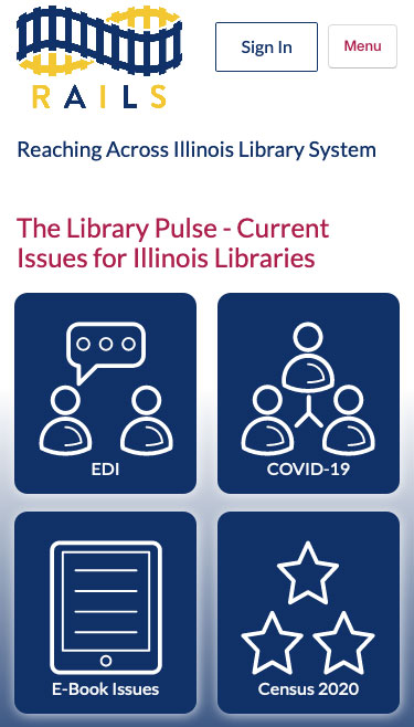Reaching Across Illinois Library System Mobile